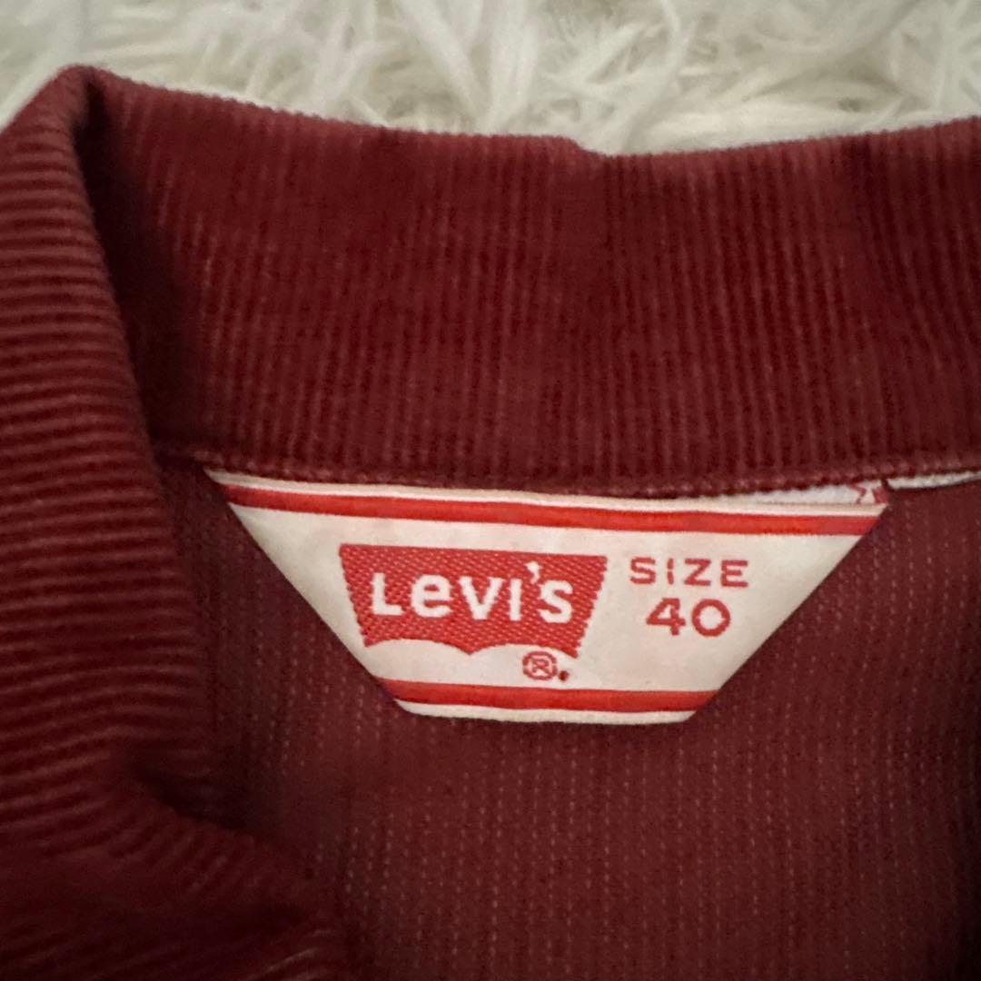 70s Levi's 70505 コーデュロイジャケット バーガンディ 40