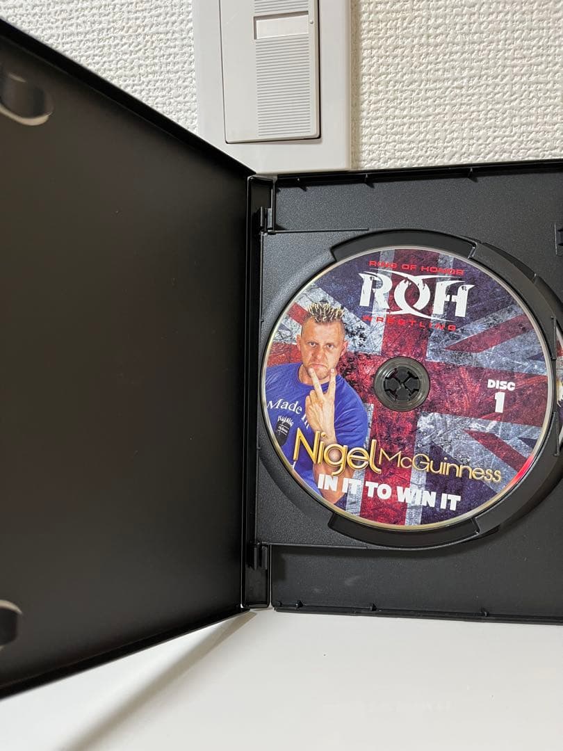 【美品レア物】ROH ナイジェル マッギネス DVD（2枚組）