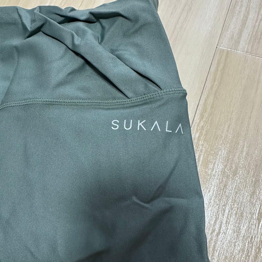 SUKALA アシンメトリーギャザーレギンス　Sサイズ
