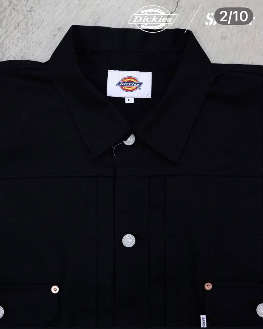 SAPEur サプール Dickies ディッキーズ コラボジャケット 黒L新品