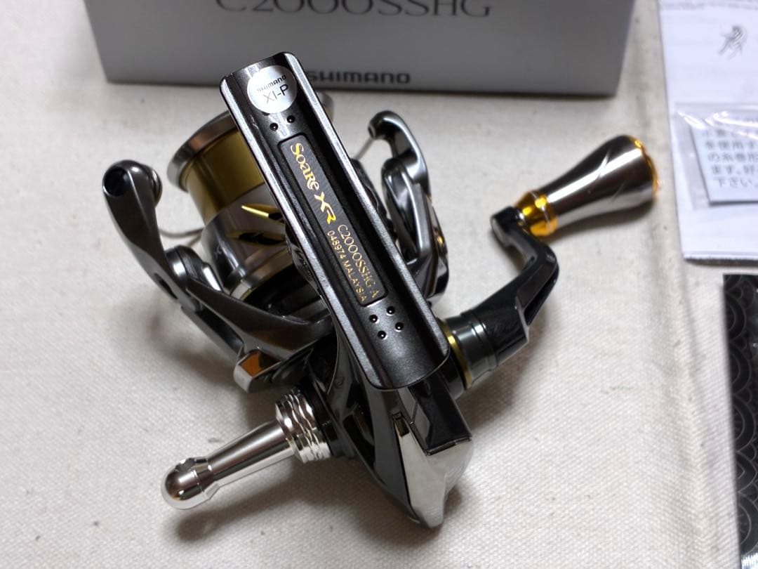 り*O様 【極美品】シマノ リール 25ソアレXR C2000SSHG 【カスタ
