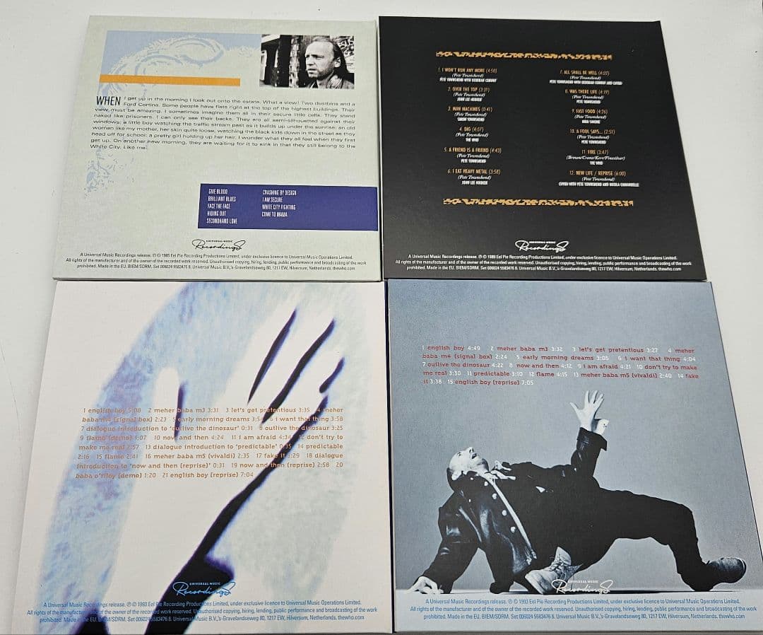 Pete Townshend The Studio Albums 8枚組ボックス