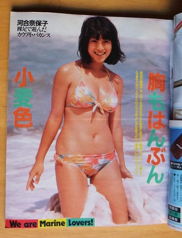 河合奈保子(5p/水着)伊代(4p/水着 石川秀美(ブルマー姿)伊藤つかさ(4p