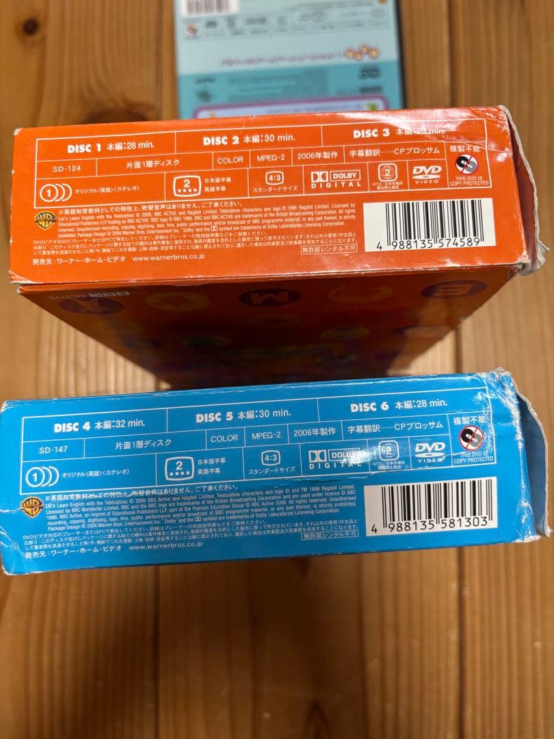 テレタビーズと英語のおべんきょ DVD BOX1・2〈計6枚組〉