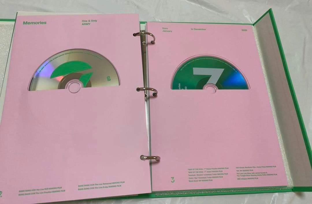 BTS Memories 2020 DVD トレカジミン