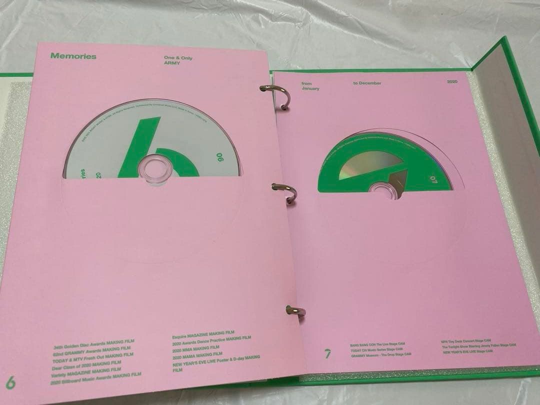 BTS Memories 2020 DVD トレカジミン