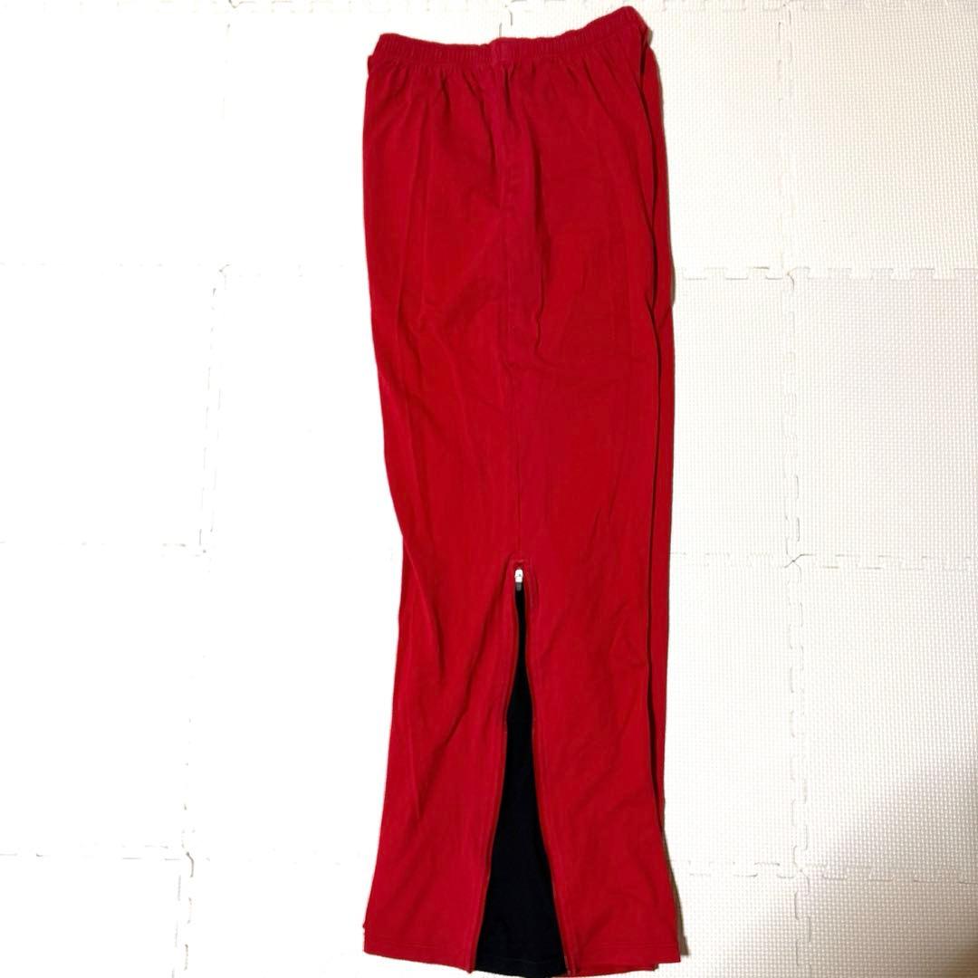 ラディカルフィットネス　ファイドゥ　ロングパンツ　稀少　レッド×ブラックSサイズ