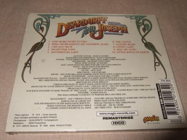 DEARDORFF AND JOSEPH,新品未開封,TOTO,AOR,レア盤