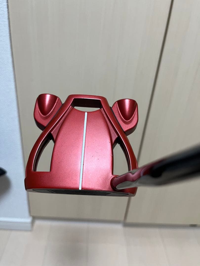 テーラーメイド　スパイダー　パター　赤　マレット　ゴルフ　33インチ