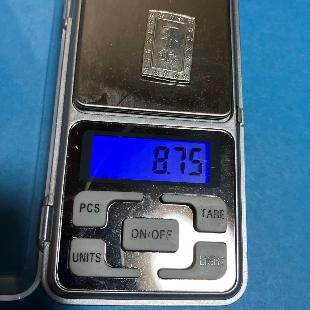 江戸期　天保一分銀　Ｐt A