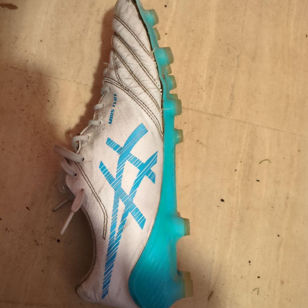 ASICS DS LIGHT サッカーシューズ ホワイト/ターコイズ