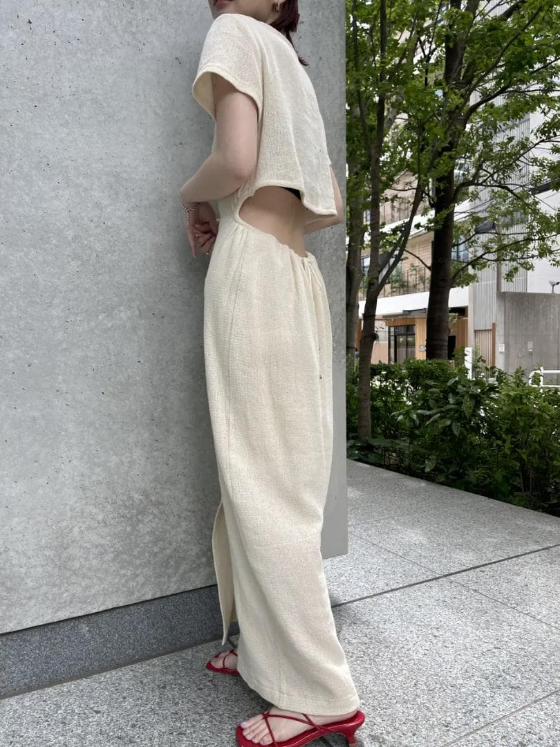 完売品 新品 AMERI MEDI 2WAY COTTON MESH DRESS