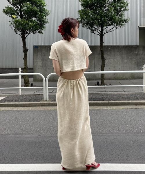 完売品 新品 AMERI MEDI 2WAY COTTON MESH DRESS