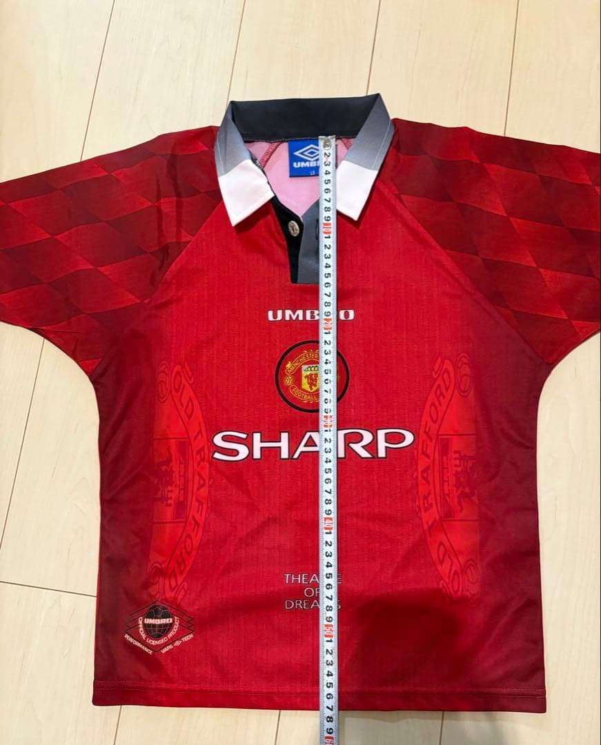 マンチェスター・ユナイテッド 96-98レプリカユニ　UK ボーイズL