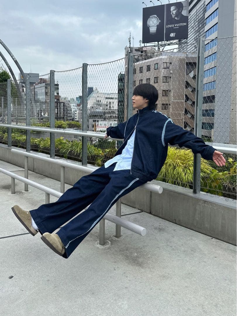 GIDEAL× DISCOVERED デニム　ジャケット　パンツセットアップ