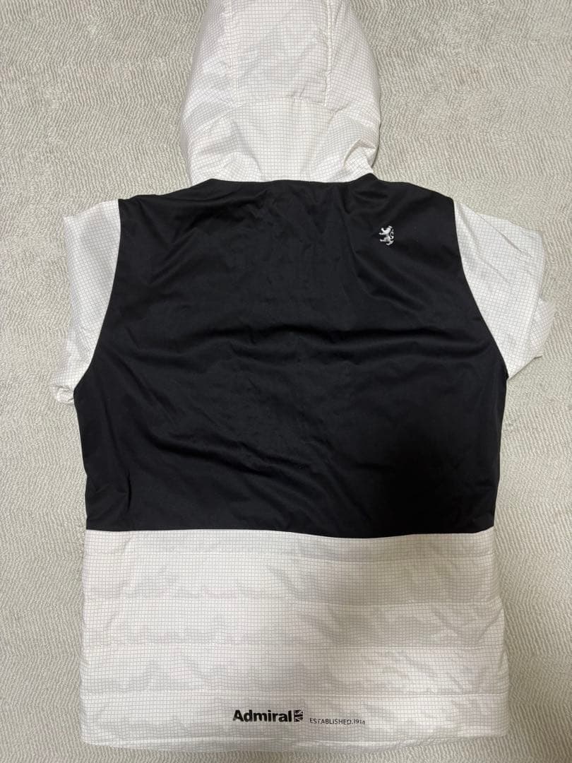 値下げ★美品★Admiral golf フード付きホワイトジャケット