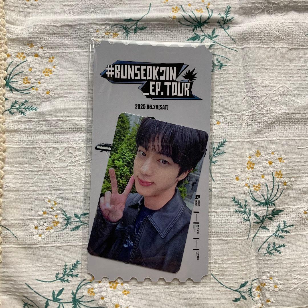 RUNSEOKJIN_EP.TOUR IN GOYANG ジン 6/28 トレカ