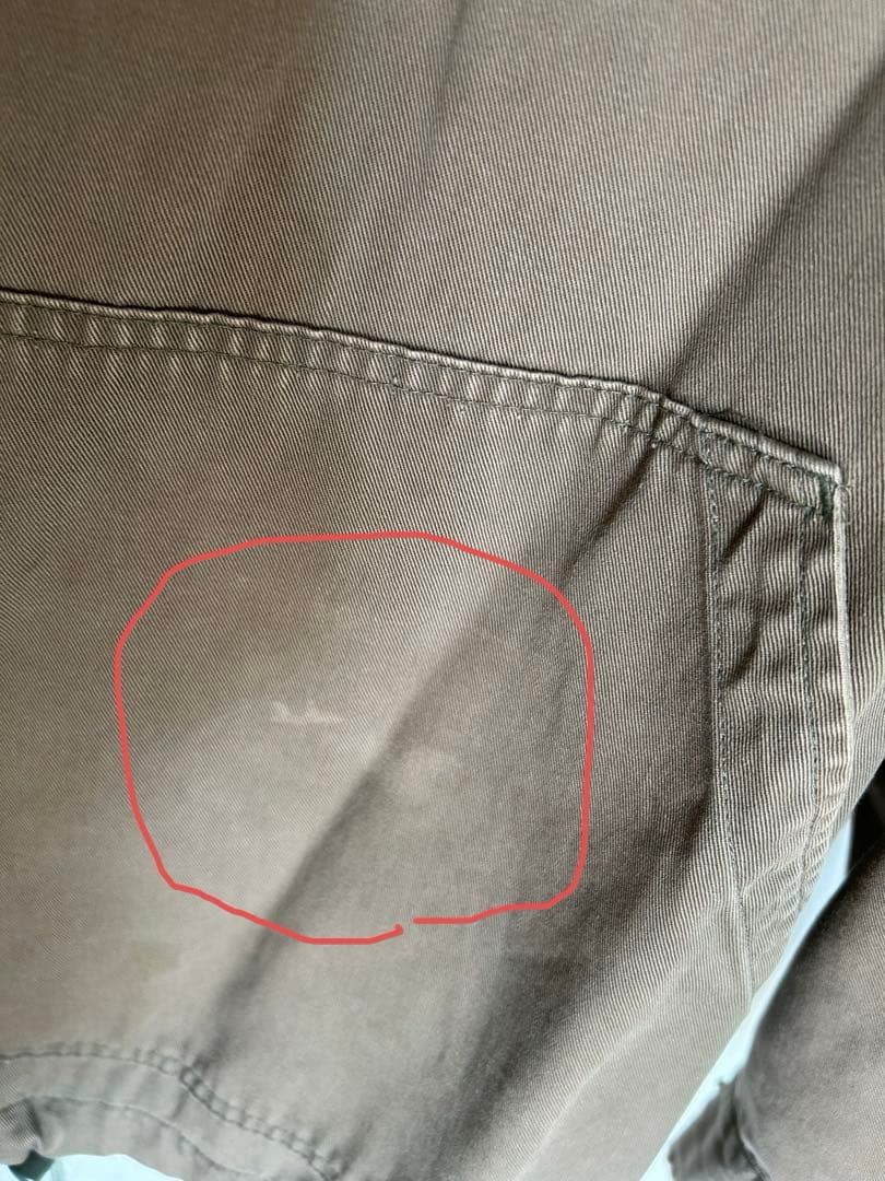 OLD GAP 100％コットン アノラックパーカ カーキ 表記(L)