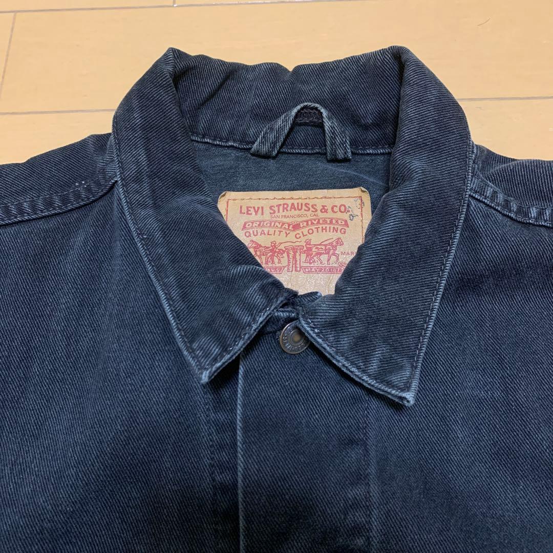 m*u様 Levi's リーバイス 70507 ブラックデニムジャケット M U