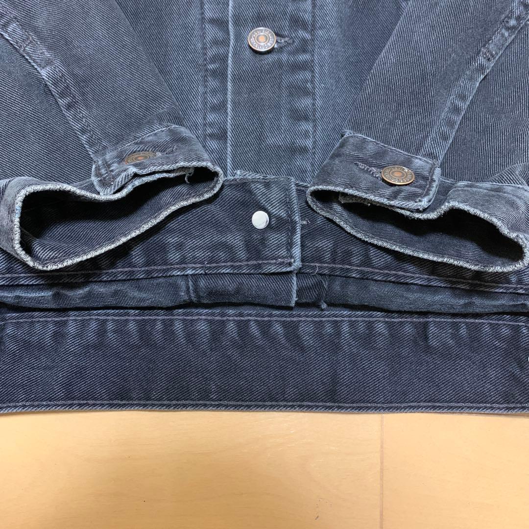 m*u様 Levi's リーバイス 70507 ブラックデニムジャケット M U