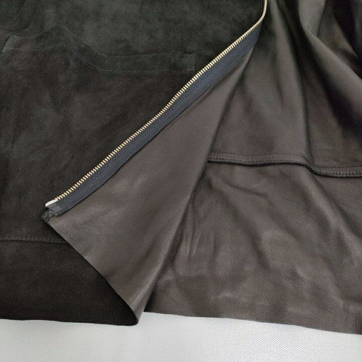 barbell object john別注　lambskin zipjacket