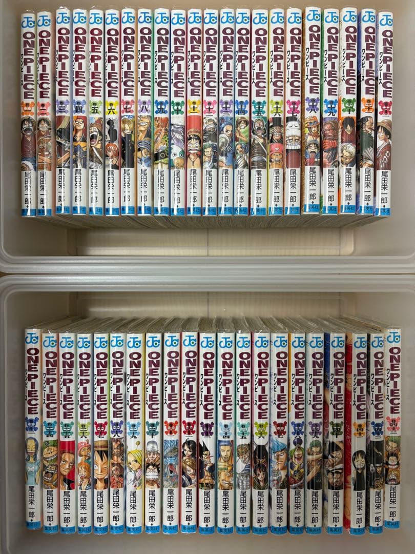 【クリアカバー取付済】ONE PIECE 1〜107巻セット