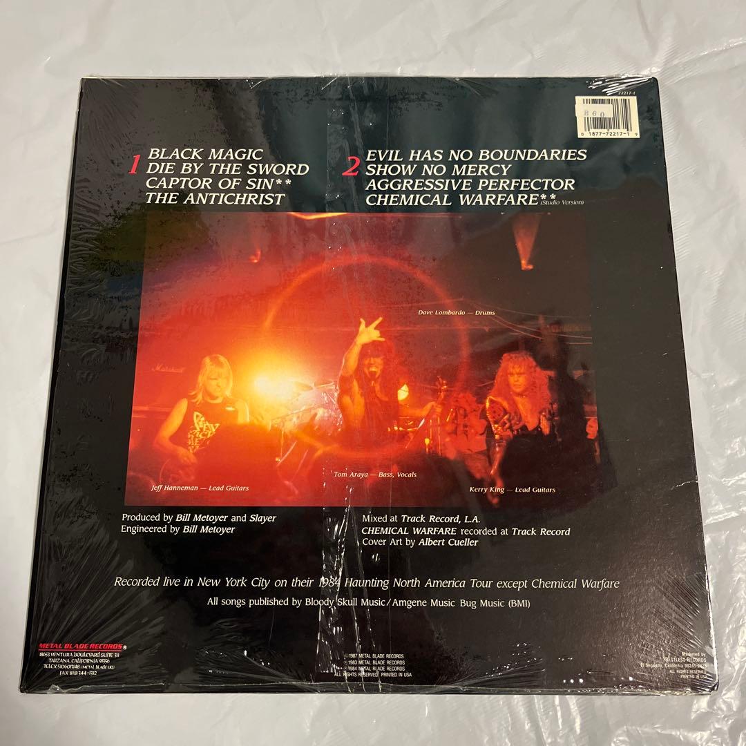 『SLAYER「LIVE UNDEAD」8曲入り US盤 中古レコード』