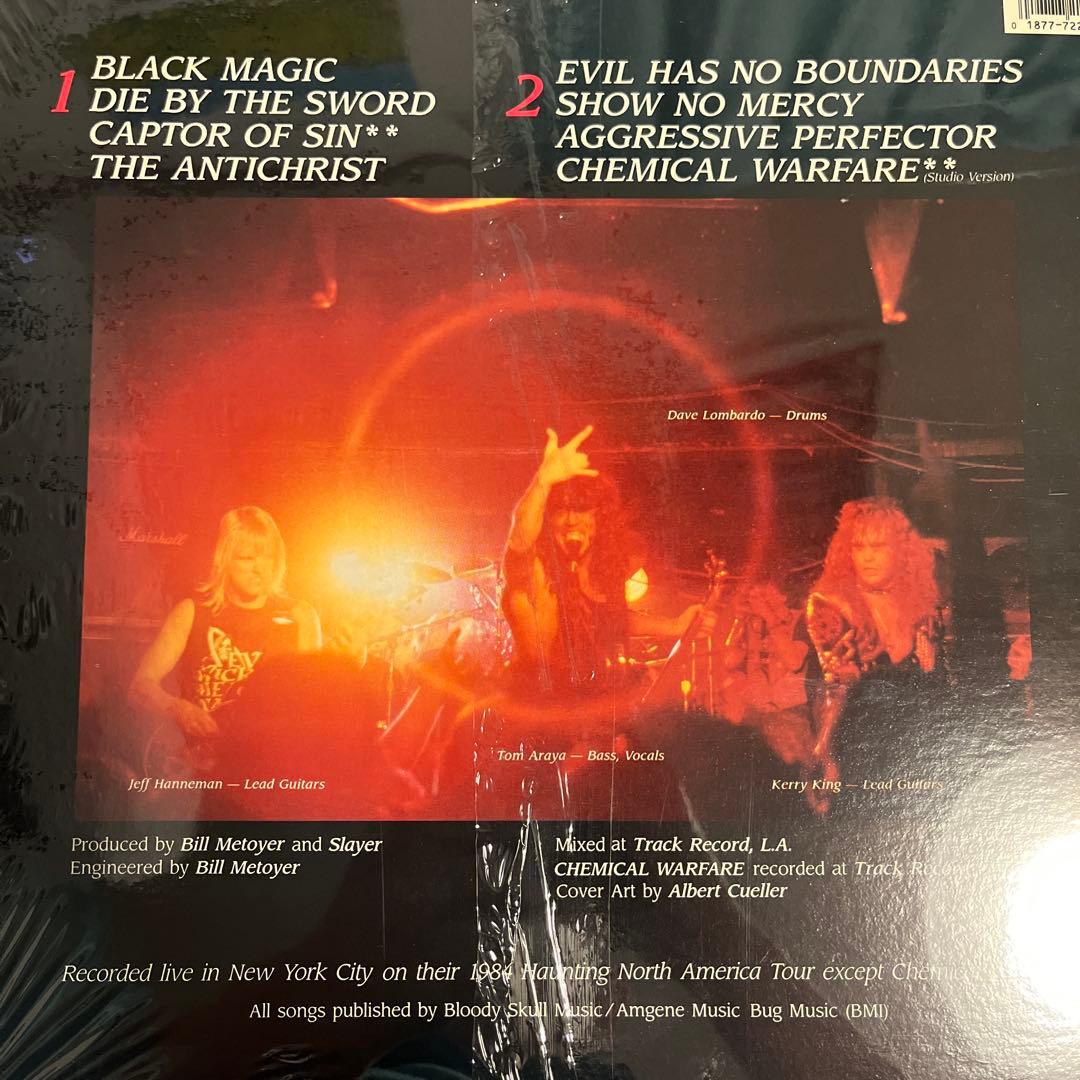 『SLAYER「LIVE UNDEAD」8曲入り US盤 中古レコード』