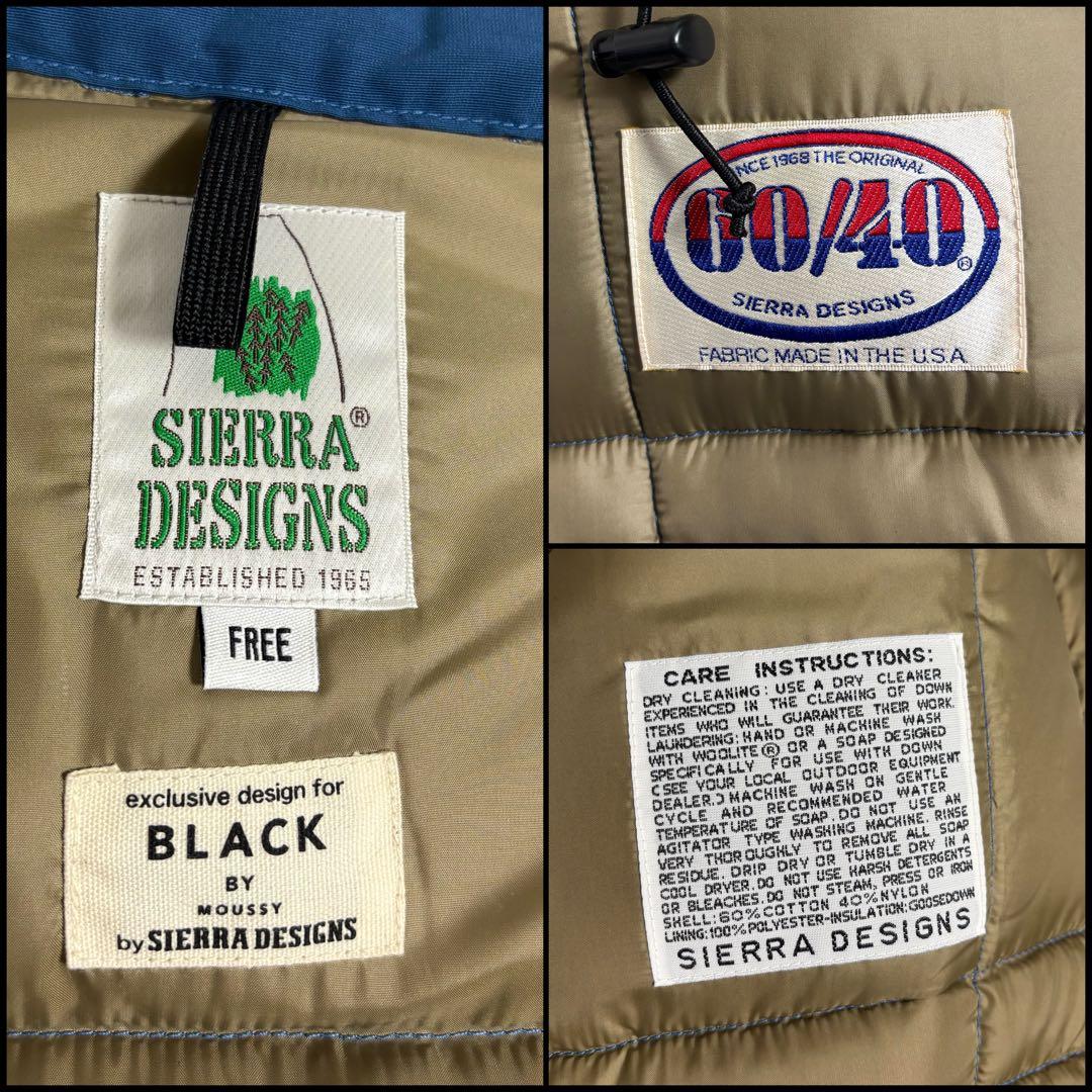 定価3万 SIERRADESIGNS ダウンベスト マウジー別注 シエラデザイン