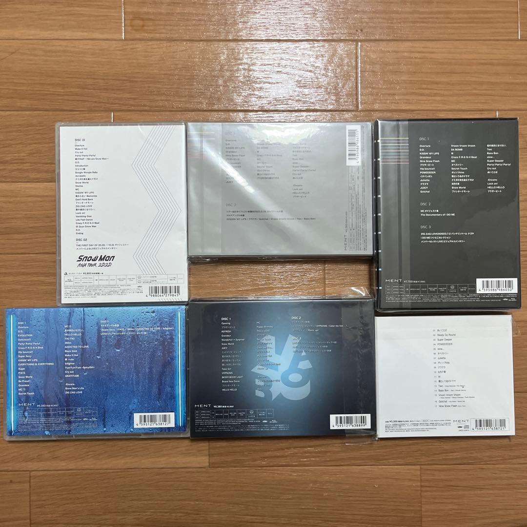  Man ライブBlu-Ray/CD 6枚セット