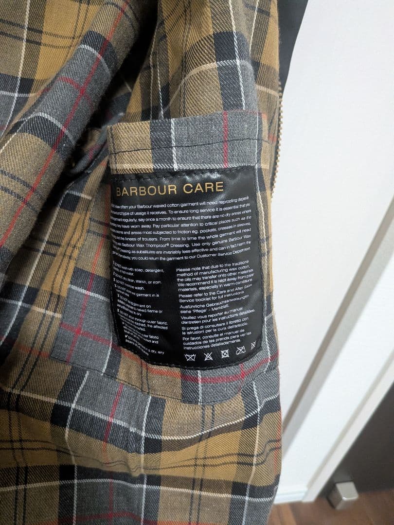 未使用　Barbour　 INTERNATIONAL 　サイズ38 Mサイズ