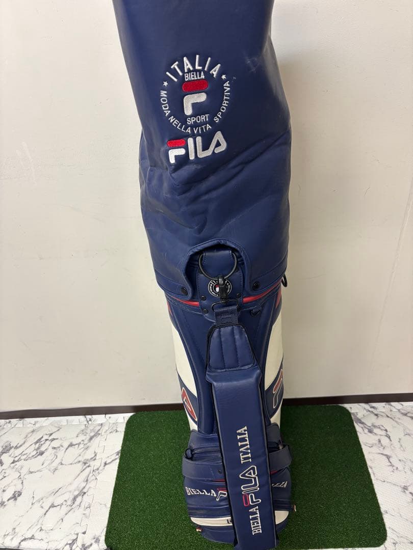 FILA GOLF（フィラゴルフ） キャディバッグ トリコロールカラー