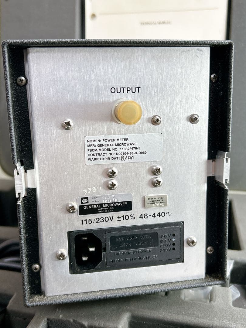 その他 GENERAL MICROWAVE 476-5 POWER HEAD 4240A