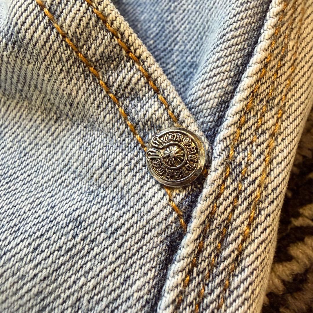 パンツ Chrome Hearts x evisu scam collab denim