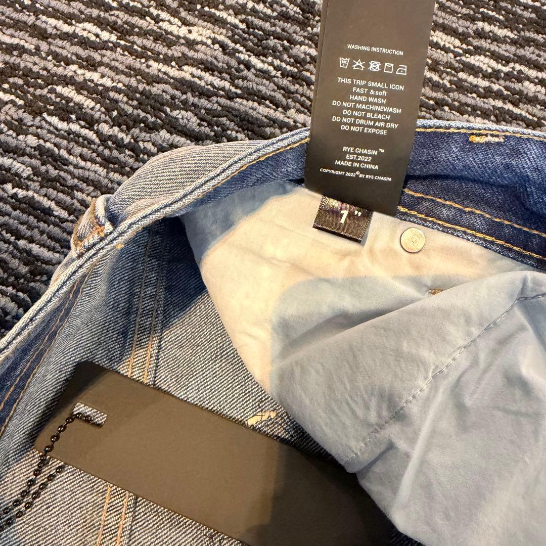 パンツ Chrome Hearts x evisu scam collab denim