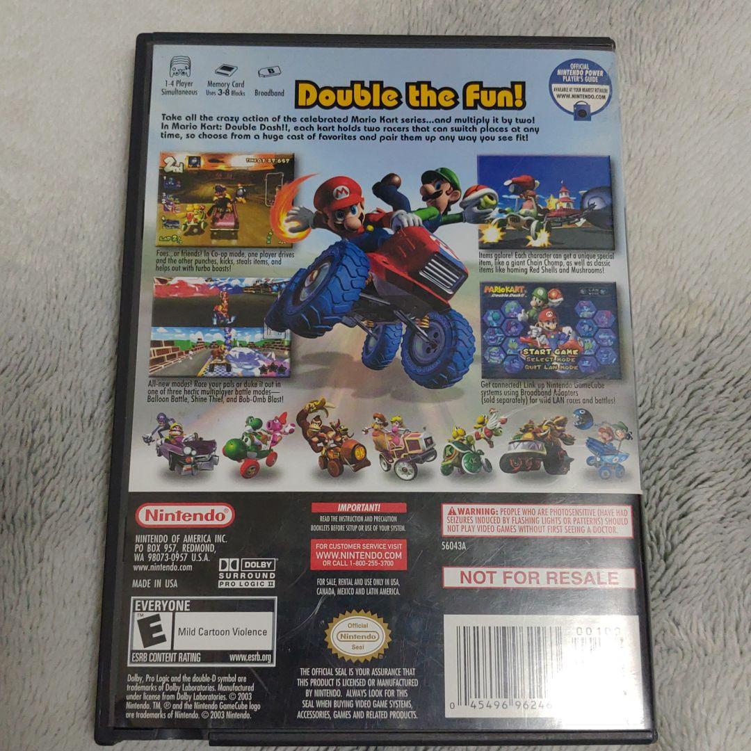 北米版 GCソフト　マリオカートダブルダッシュ