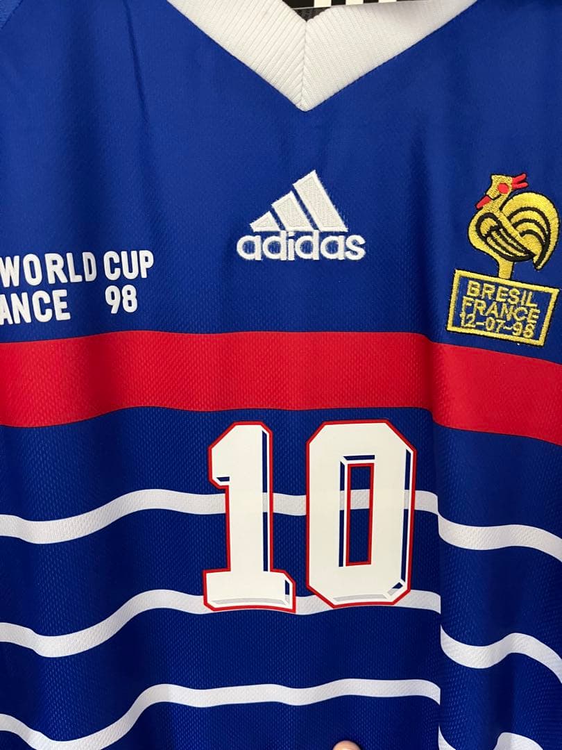 フランス代表98年 ユニフォーム ZIDANE ジダン 長袖 ジャージ
