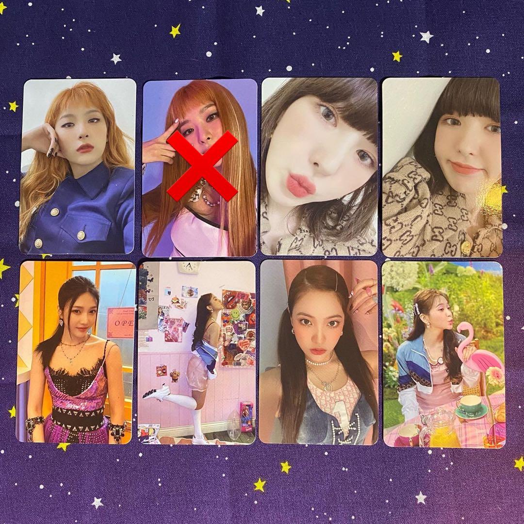RedVelvet レドベル　queendom トレカ　セット　スルギ　イェリ