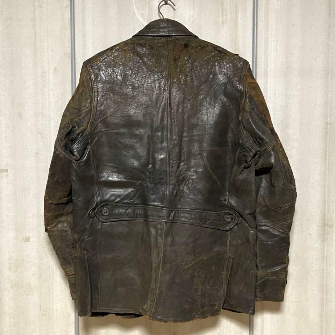 ヴィンテージ 30s ホースハイド カーコート レザージャケット