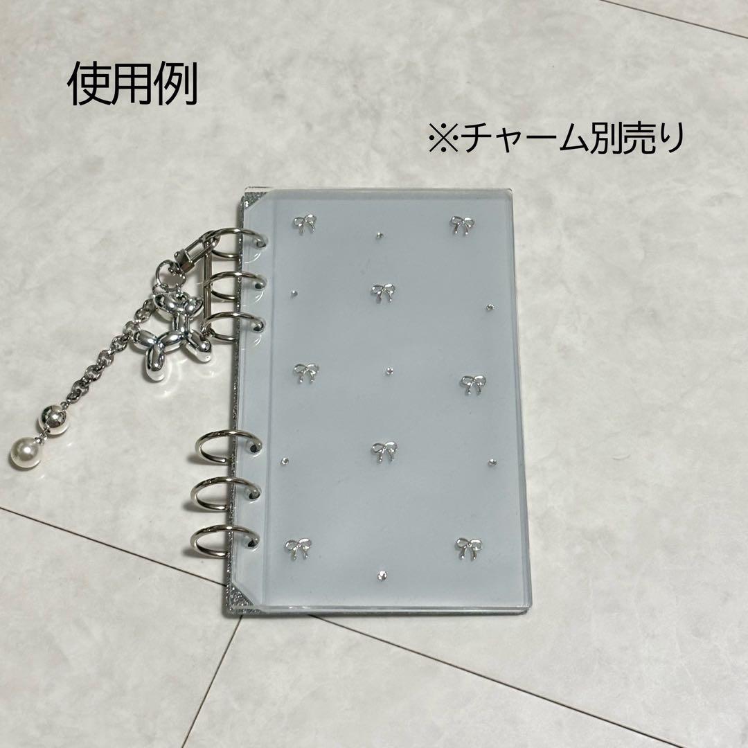 ✨しなもん୨୧ ✨A6 アクリルレジンバインダー　リング付き×3セット