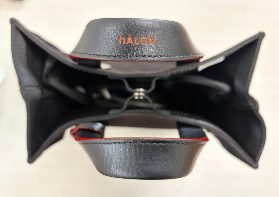 ＜hALON＞ミニ トートバッグ　ブラック