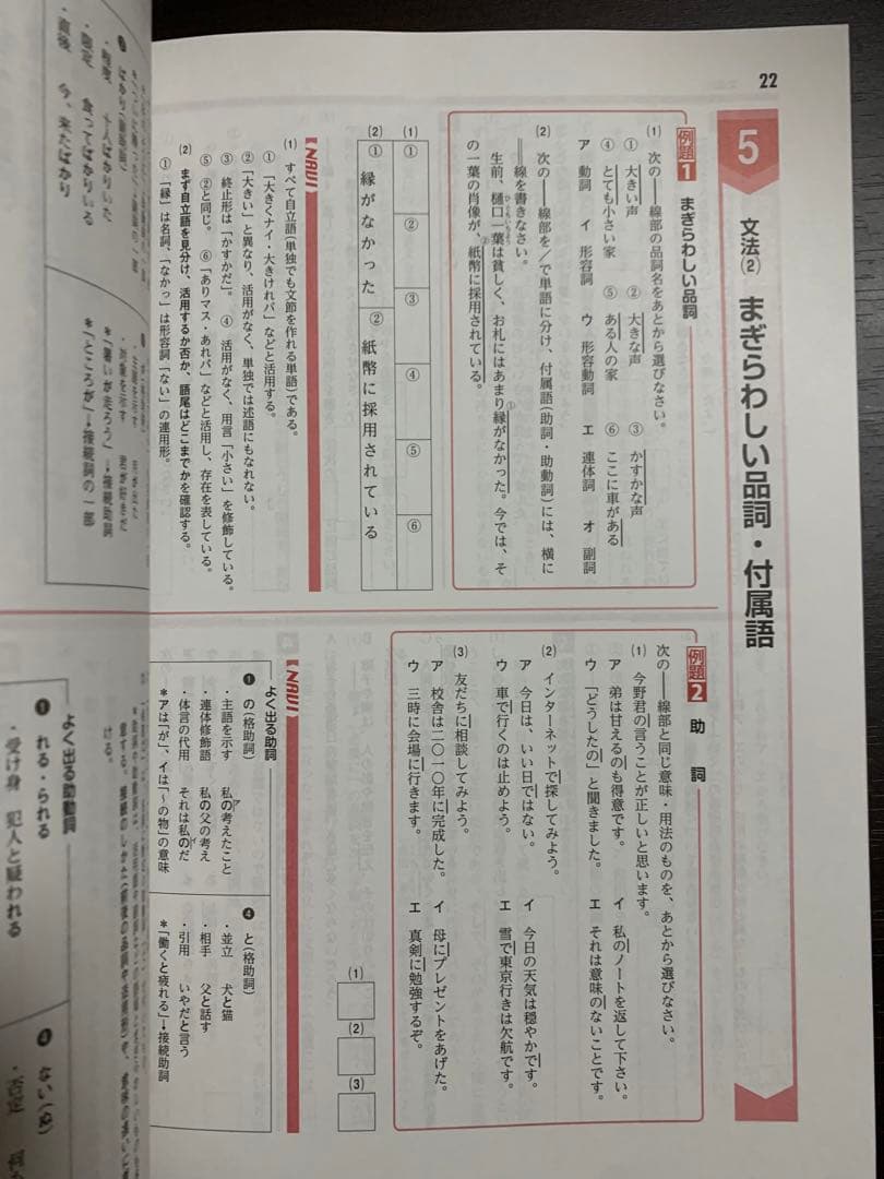 [新品 未使用 ] ☆ 高校　入試必修 テキスト問題集(５教科セット)