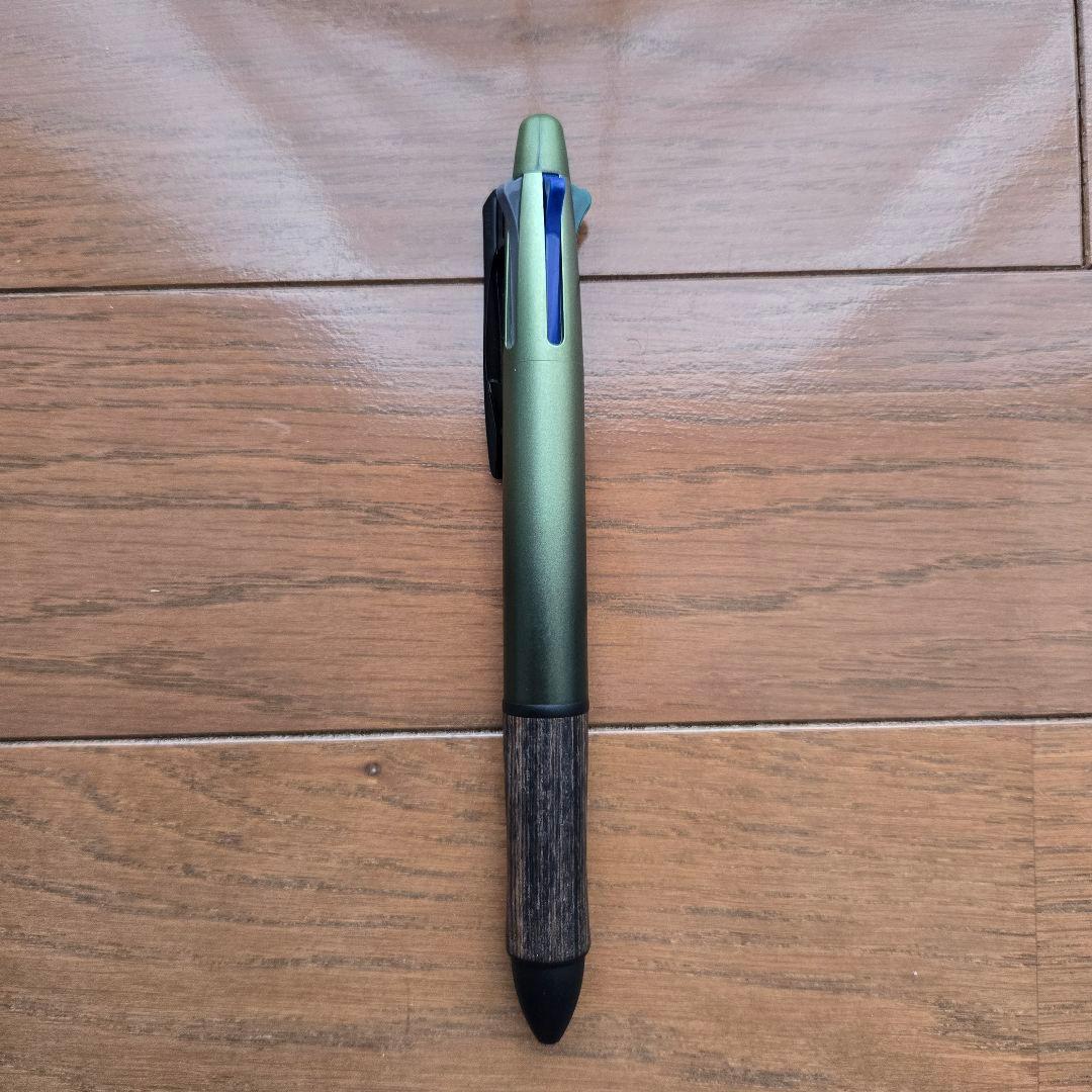 ■シナモン商品■パイロット フォープラスワンウッド 限定 グリーン・ブルー
