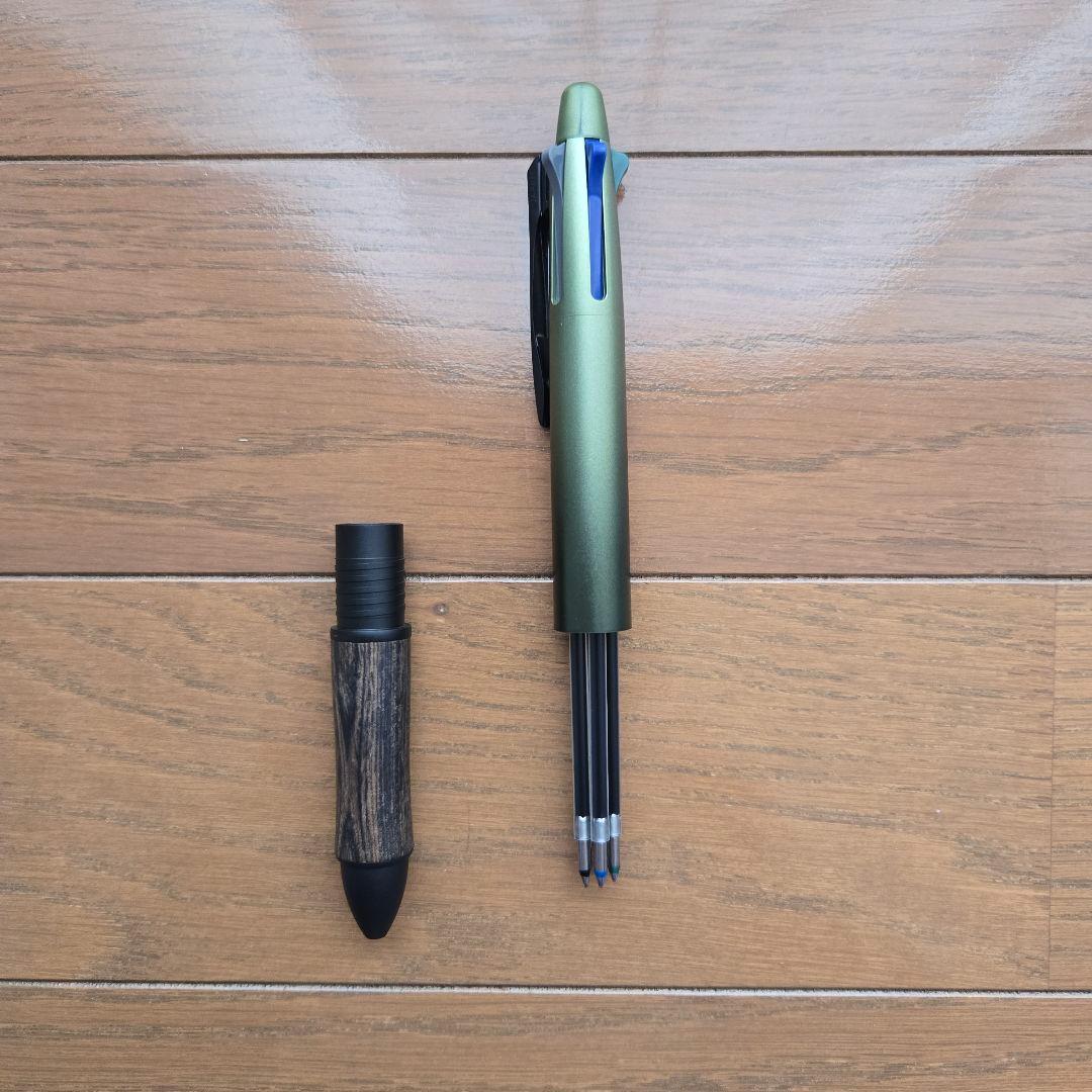 ■シナモン商品■パイロット フォープラスワンウッド 限定 グリーン・ブルー