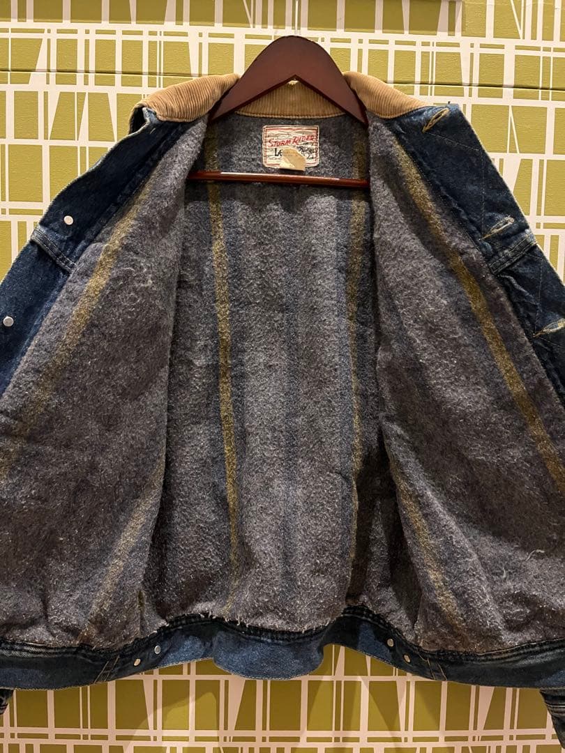 【超美品】Lee リー ストームライダー デニムジャケット 濃紺 メキシコ製 M