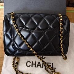 ノベルティ　ダブルフラップ ショルダーバッグ