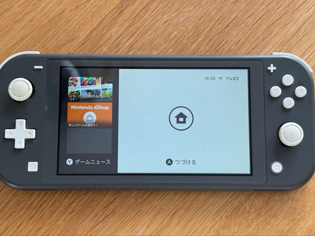 Switch Lite ジャンク スティック故障 電源OK