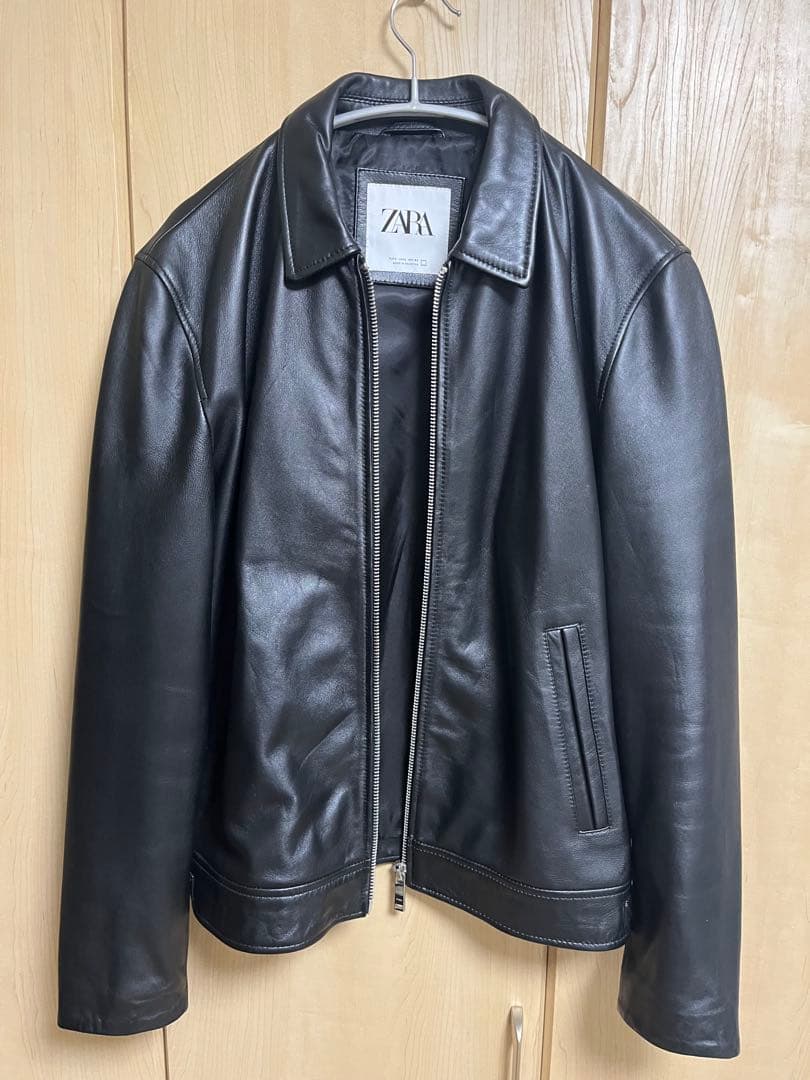 ZARA ラムレザージャケット