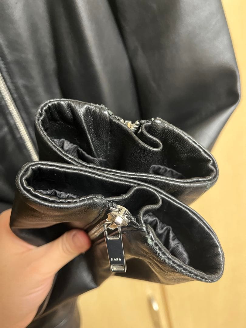 ZARA ラムレザージャケット