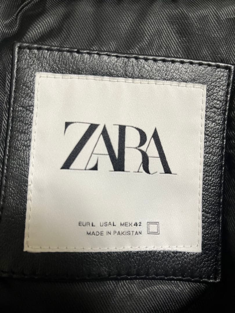 ZARA ラムレザージャケット